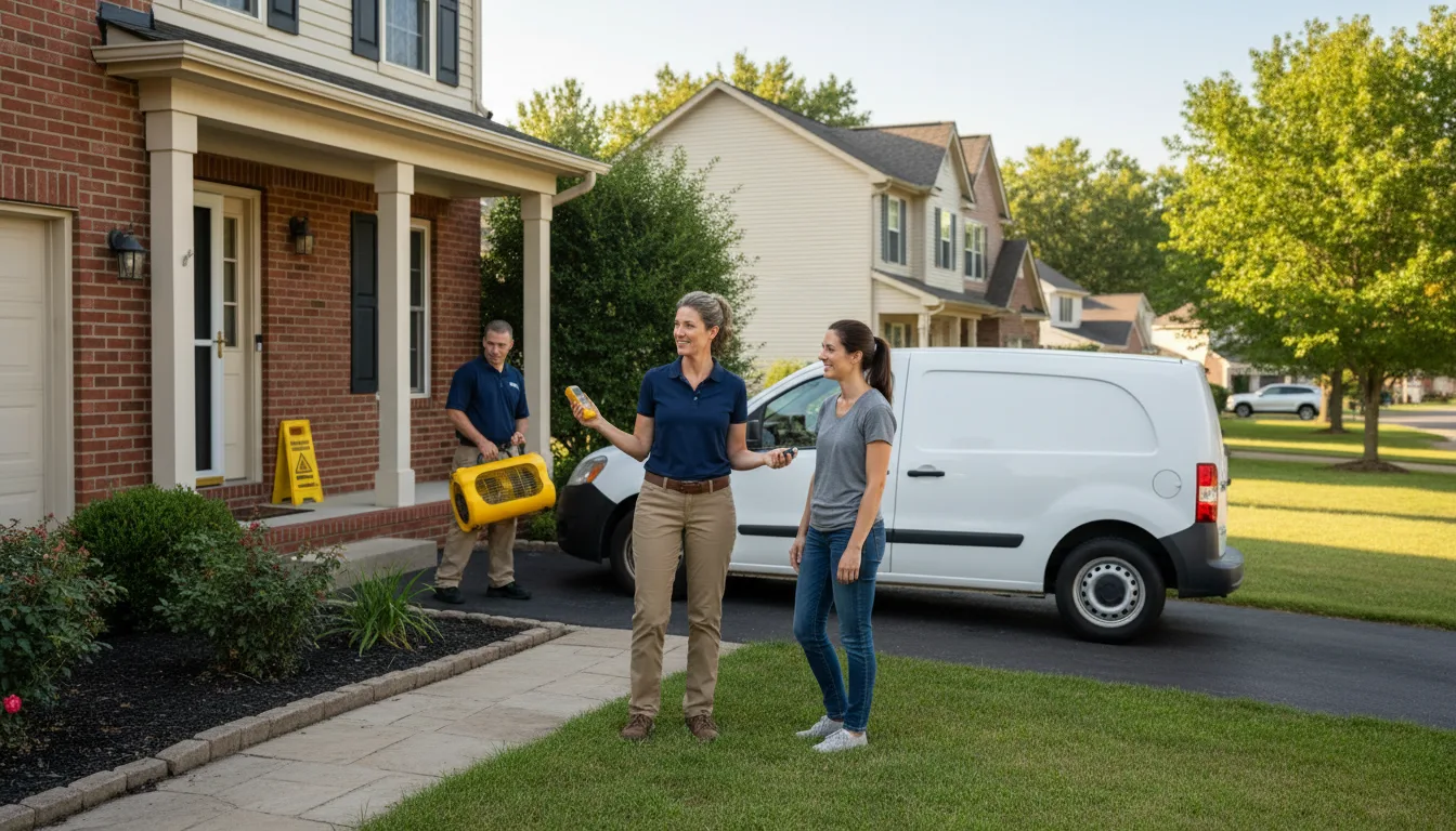 Residential water damage restoration in Careywood, ID